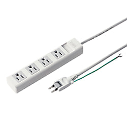 電源タップ（3P・4個口・5m） TAP-N3450MGN