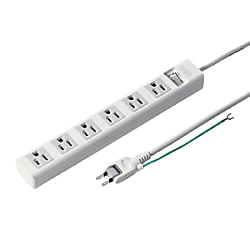 電源タップ（3P・6個口・2.5m） TAP-N3625SWN