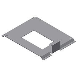 FREQUPS用オプション チャンネルベース（底面固定用金具）