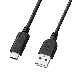USB2.0 Type C-Aケーブル（1m・ブラック） KU-CA10K
