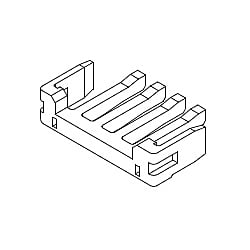 2.50mm ピッチ 中継用　端子位置保証タイプ（TPA）　リテーナー（500817）