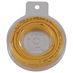 熱収縮チューブ 収縮率2:1 黄（収縮後内径3mm・1個入）
