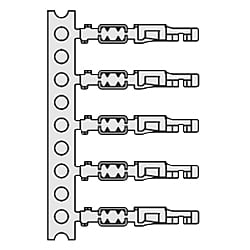 バラ線用圧接コンタクト