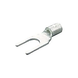 裸圧着端子先開形 φ4.3（スタッド径4.3mm） 長さ16.4mm