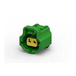EJ-2 DBL LOCK PLUG 2P ASSY D DARK GREEN