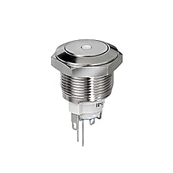 AVシリーズ　メタル形押ボタンスイッチ φ22mm　ドット照光