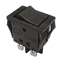 日本電産コパル電子 ロッカースイッチ（DPST,幅15.4 高さ24mm）