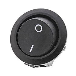Marquardt ロッカースイッチ SPST 12A@250VAc 黒