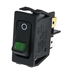 Marquardt ロッカースイッチ DPST 16A@250VAc 黒 1555.3108
