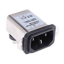 Schaffner IECフィルタ（オス/IEC規格/IEC・EN 60939 パネルマウント）
