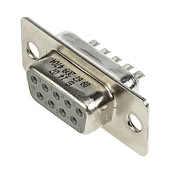 D-subコネクタ（はんだ端子）Harting,メス,9極