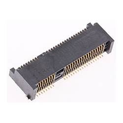 JAE,PCIカードコネクタ,0.8mm ピッチ,52極,メス