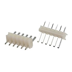 JST 基板ヘッダ, 6極, 1列, ストレート, 電線対基板 2.5mm NHシリーズ