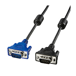 極細ディスプレイケーブル　ミニD-sub15pinのアナログRGB（VGA）