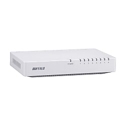 10/100Mbps対応 スイッチングHub 8ポート プラスチック筐体 電源外付けモデル