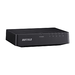 10/100Mbps対応 スイッチングHub 5ポート プラスチック筐体 電源外付けモデル 