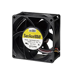 防水ファン 80mm角x38mm厚 San Ace 80W 9WVタイプ