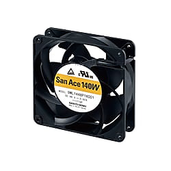 防水ファン 140mm角×38mm厚 San Ace 140W 9WLタイプ