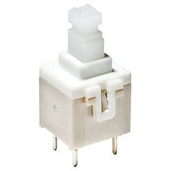 C＆K プッシュボタンスイッチ DPDT 100mA モーメンタリ スルーホール