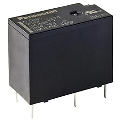 Panasonic リレー, SPNO, 5V dc, 125 Ω