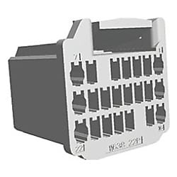 電線対基板 ハウジング 22極 2.5mm 3列 ストレート Multilock 040シリーズ