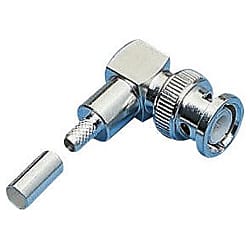 Amphenol BNCコネクタ ライトアングル 圧着 50Ω B1112A1-ND3G-1-50