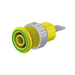 Staubli SLB4-F6,3／N-X 絶縁体付きセイフティプラグ用Φ4mmソケット