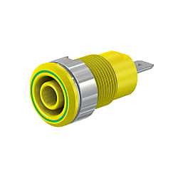 Staubli SLB4-F／N-X 絶縁体付きセイフティプラグ用Φ4mmソケット