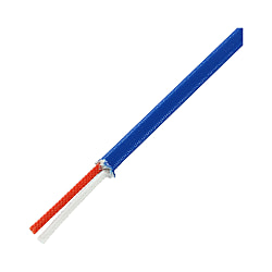 熱電対Kタイプ 150℃耐熱ガラス被覆補償導線 WX-H-IS シールド付