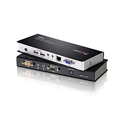 USB VGA・オーディオ カテゴリ5e KVMエクステンダー