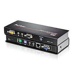 PS／2 VGA／オーディオ カテゴリ5e KVMエクステンダー（1600×1200@150m）