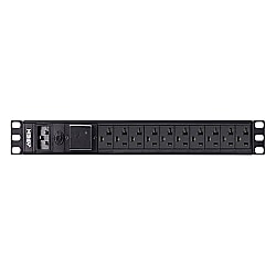 ラック用電源タップ（1U/20A/10ポート/サージ保護回路付き）