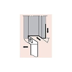 小型旋盤用工具 J-シリーズJT形／外径切削 スクリューオン式バイト JSDJCR／L