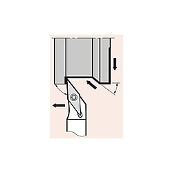 スクリューオン式外径加工用バイト JSVJ2BR/L