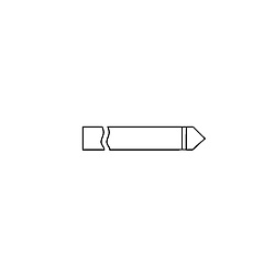 超硬バイト JIS35形 真剣 画像