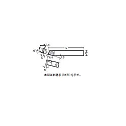 JIS標準型 斜剣バイト 31型・32型