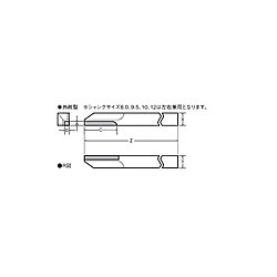 精密自動盤用バイト 外削型 画像