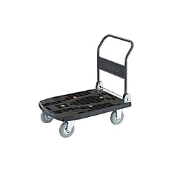 大型樹脂製運搬車 カルティオビッグ （折りたたみハンドルタイプ・空気入タイヤ仕様）