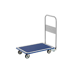 プレス製運搬車 ドンキーカート  （折りたたみハンドルタイプ・荷台幅広タイプ）