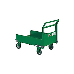 鋼鉄製運搬車 （固定ハンドルタイプ・三面パネル付）