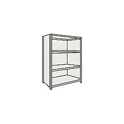軽量ボルト式棚 （背板・側板付・100kgタイプ､高さ1800mm） 画像