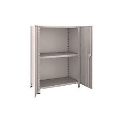 軽量ボルト式棚 （両開扉付・100kgタイプ､高さ1200mm､1800mm） 画像