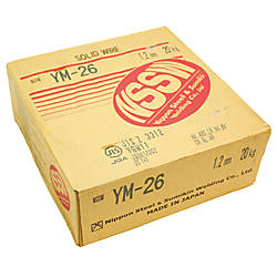 ソリッドワイヤ（軟鋼・490～550MPa級高張力鋼用） YM-26