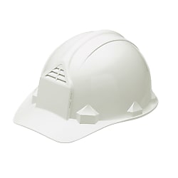 ヘルメット FF型（通気孔付・雨垂れ防止溝付・衝撃吸収ライナー付） FF-1F