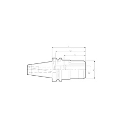 3LOCK高速回転用ミーリングチャック MBT40