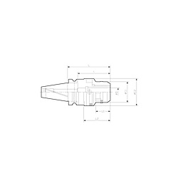 3LOCKゼロフィット型ミーリングチャック MBT40