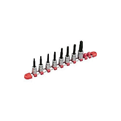 9.5sq.T型トルクスビットソケットセット（ホルダ付）