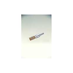カシメ結束式鋼線メッキ線軸付筒型ブラシ（黄より線） SE