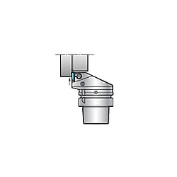 複合加工機用切削工具 KGBA型（外径溝入れ加工）