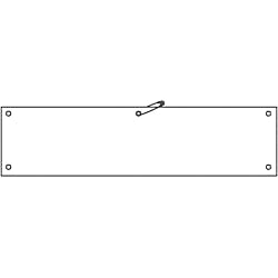 ビニール製腕章 無地タイプ 90×360mm 軟質エンビ